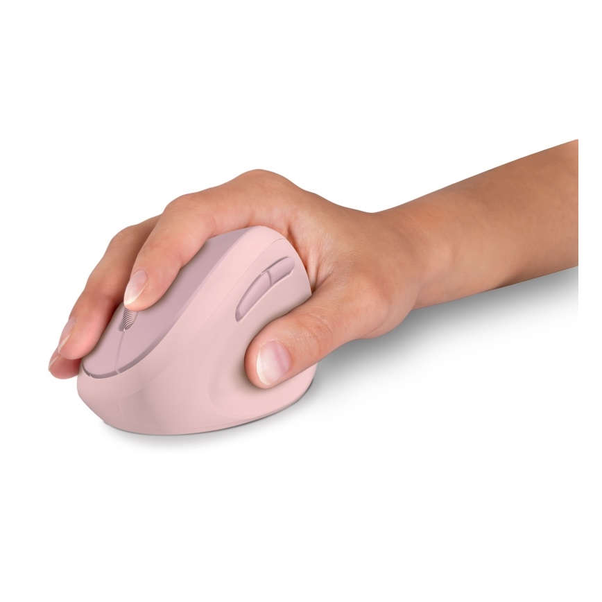 CONNECT IT CMO-2600-PK - Ергономична безжична мишка с регулируемо DPI 800/1200/1600, захранване 1xAA, розова