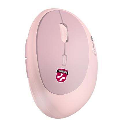 CONNECT IT CMO-2600-PK - Ергономична безжична мишка с регулируемо DPI 800/1200/1600, захранване 1xAA, розова