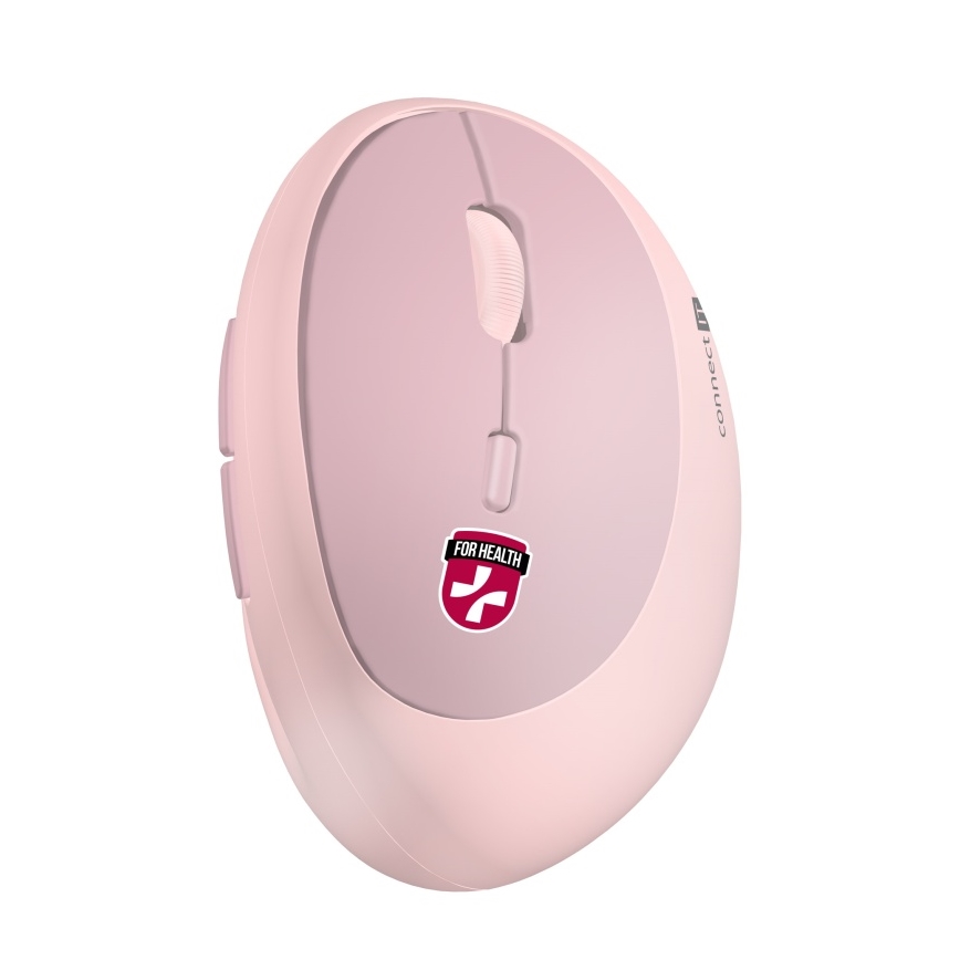 CONNECT IT CMO-2600-PK - Ергономична безжична мишка с регулируемо DPI 800/1200/1600, захранване 1xAA, розова