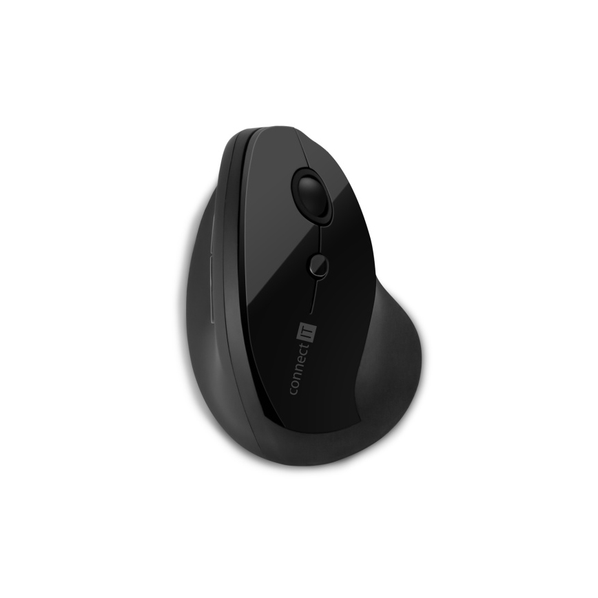 CONNECT IT CMO-2700-BK - Ергономична безжична мишка 800/1200/1600 DPI 1xAA черен