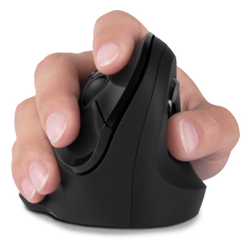 CONNECT IT CMO-2700-BK - Ергономична безжична мишка 800/1200/1600 DPI 1xAA черен