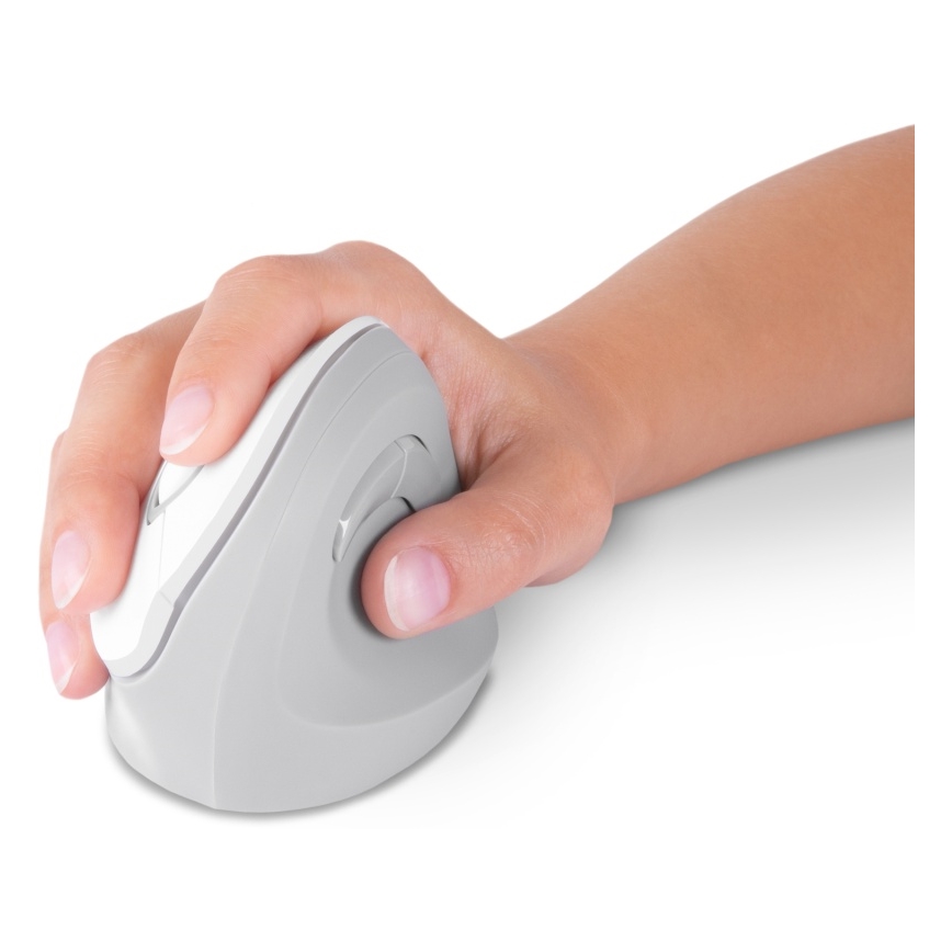 CONNECT IT CMO-2700-WH - Ергономична безжична мишка 800/1200/1600 DPI 1xAA бял