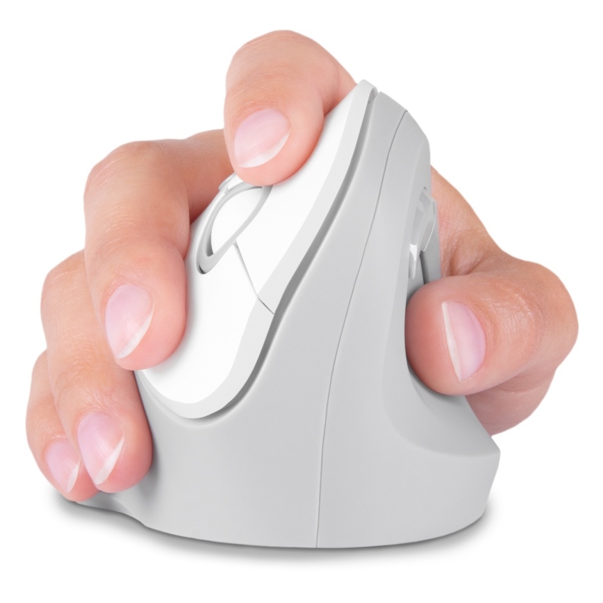 CONNECT IT CMO-2700-WH - Ергономична безжична мишка 800/1200/1600 DPI 1xAA бял