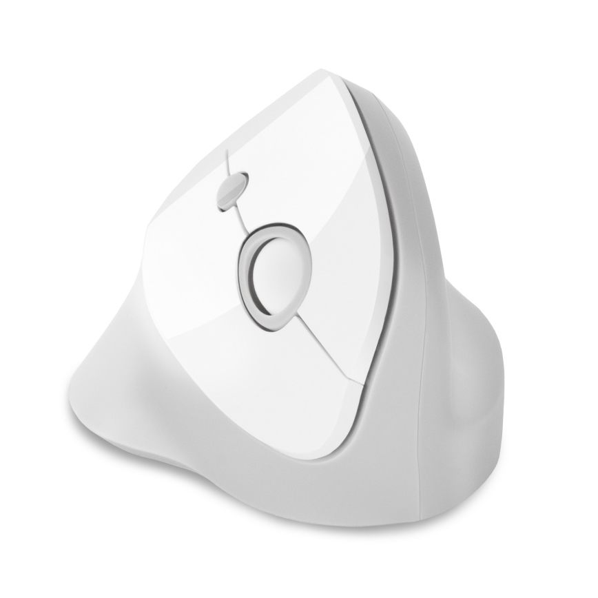 CONNECT IT CMO-2700-WH - Ергономична безжична мишка 800/1200/1600 DPI 1xAA бял