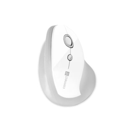 CONNECT IT CMO-2700-WH - Ергономична безжична мишка 800/1200/1600 DPI 1xAA бял