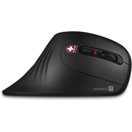 CONNECT IT CMO-2900-BK - Ергономична безжична мишка 800/1200/1600 DPI 1xAA черен