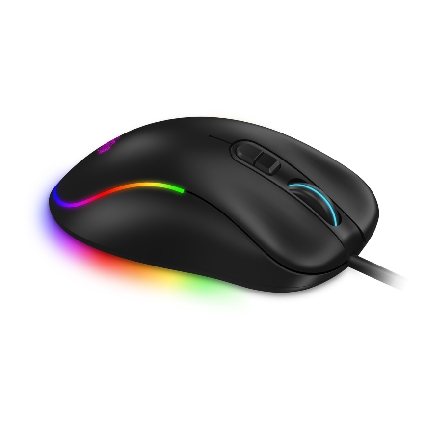 CONNECT IT CMO-3589-BK - LED RGB Жична геймърска мишка 200-7200 DPI черен
