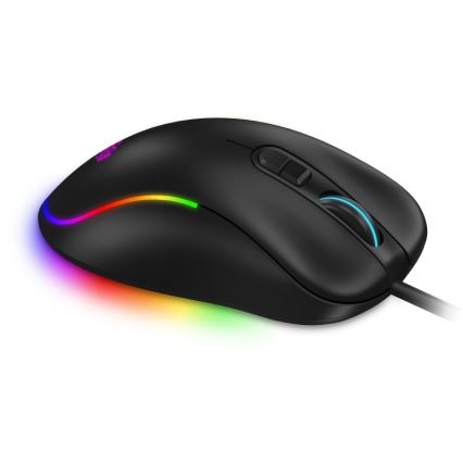 CONNECT IT CMO-3589-BK - LED RGB Жична геймърска мишка 200-7200 DPI черен