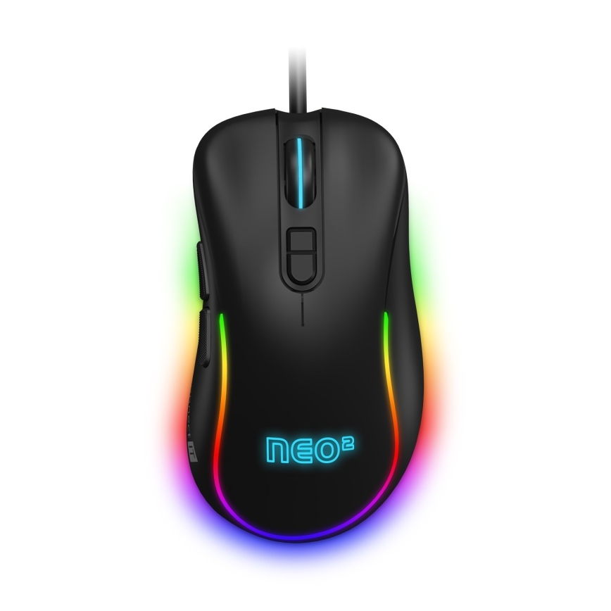 CONNECT IT CMO-3589-BK - LED RGB Жична геймърска мишка 200-7200 DPI черен