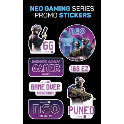 CONNECT IT CMO-3591-BK - LED RGB жична геймърска мишка 500-7200 DPI черна