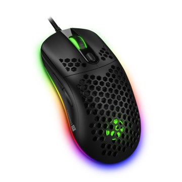 CONNECT IT CMO-5511-BK - LED RGB Жична геймърска мишка 200-12800 DPI черен