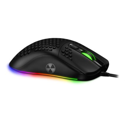 CONNECT IT CMO-5511-BK - LED RGB Жична геймърска мишка 200-12800 DPI черен