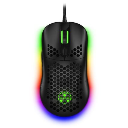 CONNECT IT CMO-5511-BK - LED RGB Жична геймърска мишка 200-12800 DPI черен