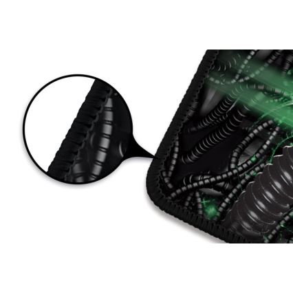 CONNECT IT CMP-1100-SM - Подложка за мишка 32x24,5 см черен/зелен