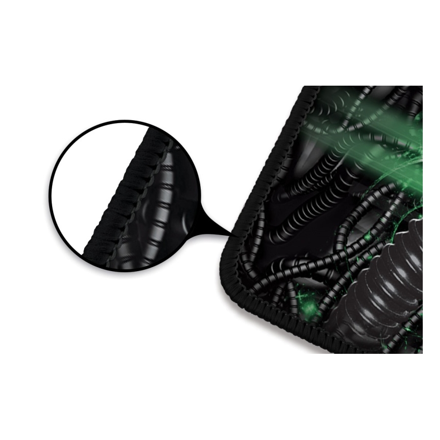 CONNECT IT CMP-1100-SM - Подложка за мишка 32x24,5 см черен/зелен