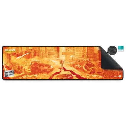 CONNECT IT CMP-1140-LG - Постелка за клавиатура и мишка 88,6x24,5 см оранжев
