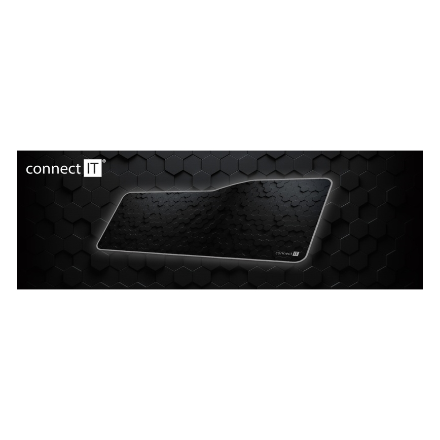 CONNECT IT CMP-2000-XL - Постелка за клавиатура и мишка 79,5x34,5 см черен