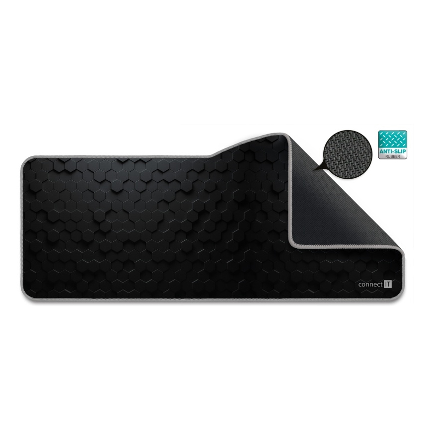 CONNECT IT CMP-2000-XL - Постелка за клавиатура и мишка 79,5x34,5 см черен