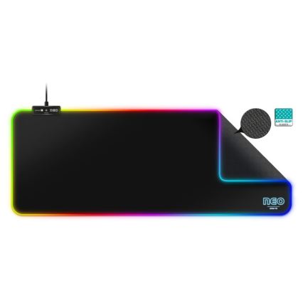 CONNECT IT CMP-3100-LG - LED RGB Гейминг к-кт клавиатура и подложка за мишка 80x30 см черен