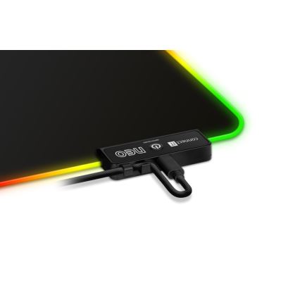 CONNECT IT CMP-3100-LG - LED RGB Гейминг к-кт клавиатура и подложка за мишка 80x30 см черен
