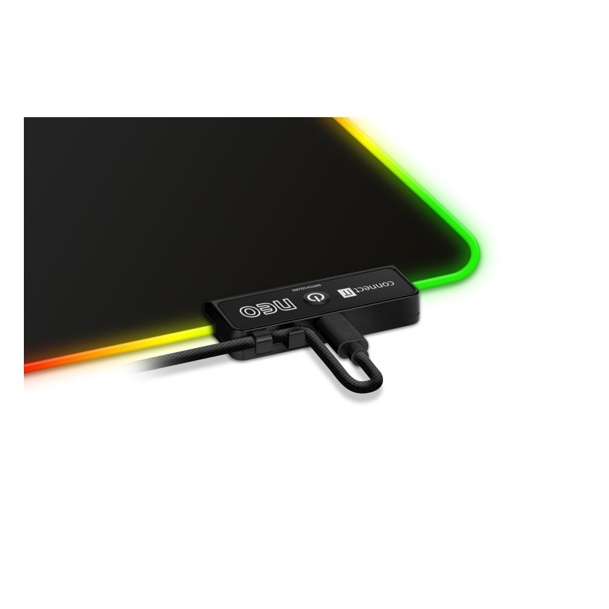 CONNECT IT CMP-3100-LG - LED RGB Гейминг к-кт клавиатура и подложка за мишка 80x30 см черен