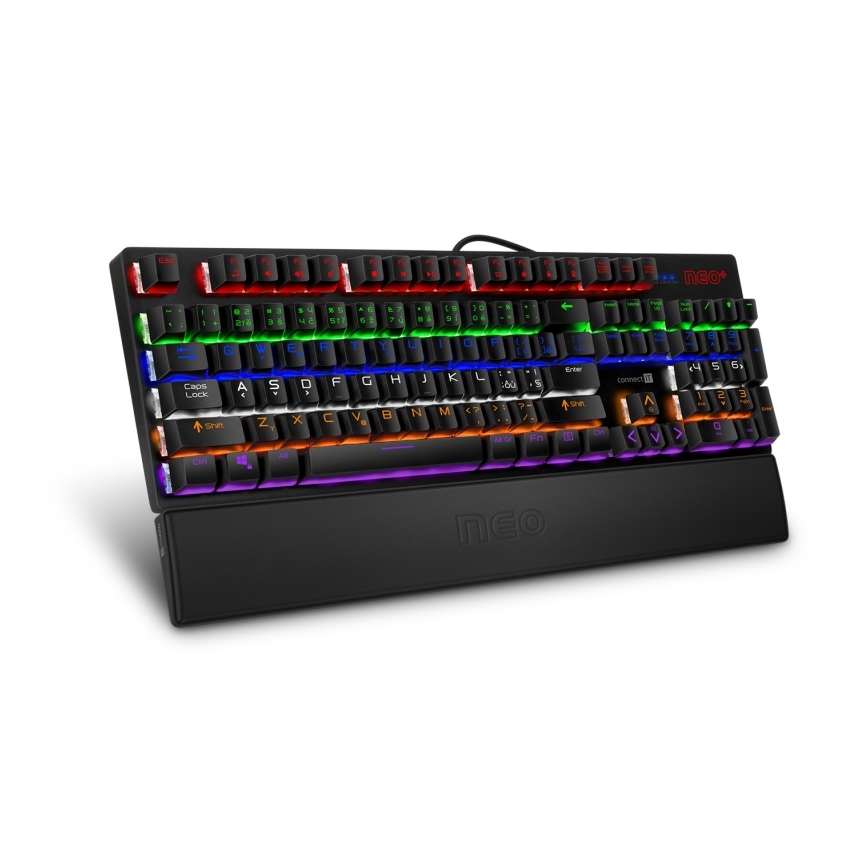 CONNECT IT CMP-3590-LG - Ергономична постелка за клавиатура черен