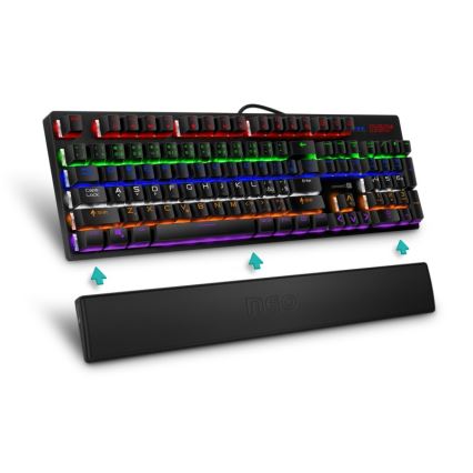 CONNECT IT CMP-3590-LG - Ергономична постелка за клавиатура черен