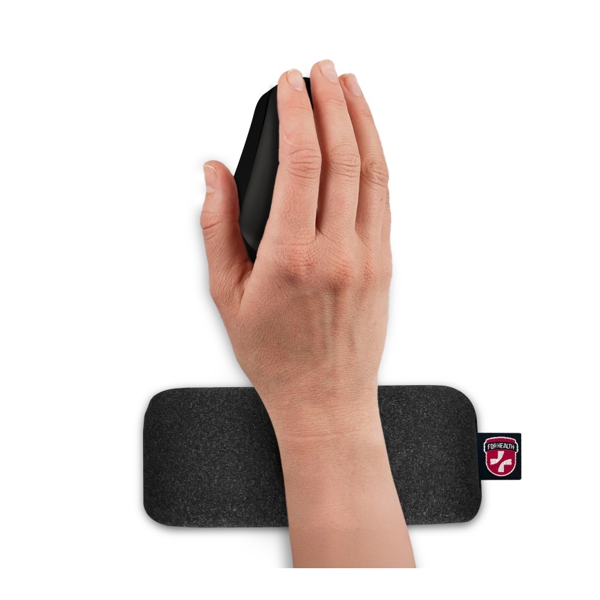 CONNECT IT CMP-4010-BK - Възглавница за китка с пълнеж от топчета