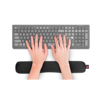 CONNECT IT CMP-4020-BK - Възглавница за китка с пълнеж от топчета