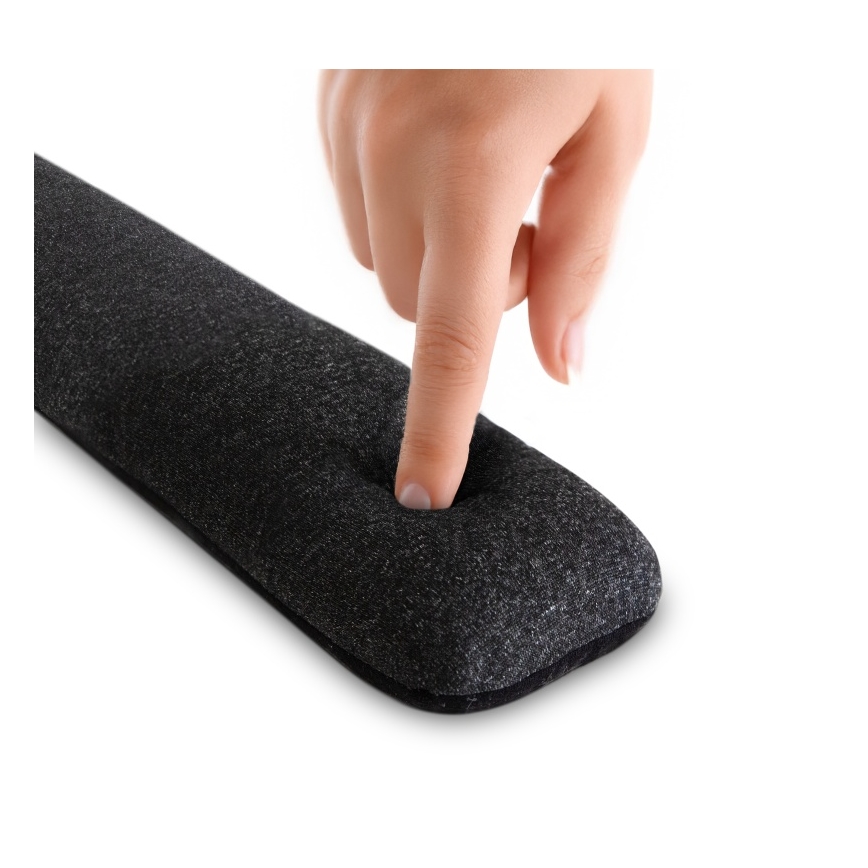 CONNECT IT CMP-4020-BK - Възглавница за китка с пълнеж от топчета