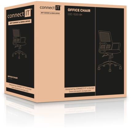 CONNECT IT COC-1020-BK - Офис стол ForHealth AlfaPro черен
