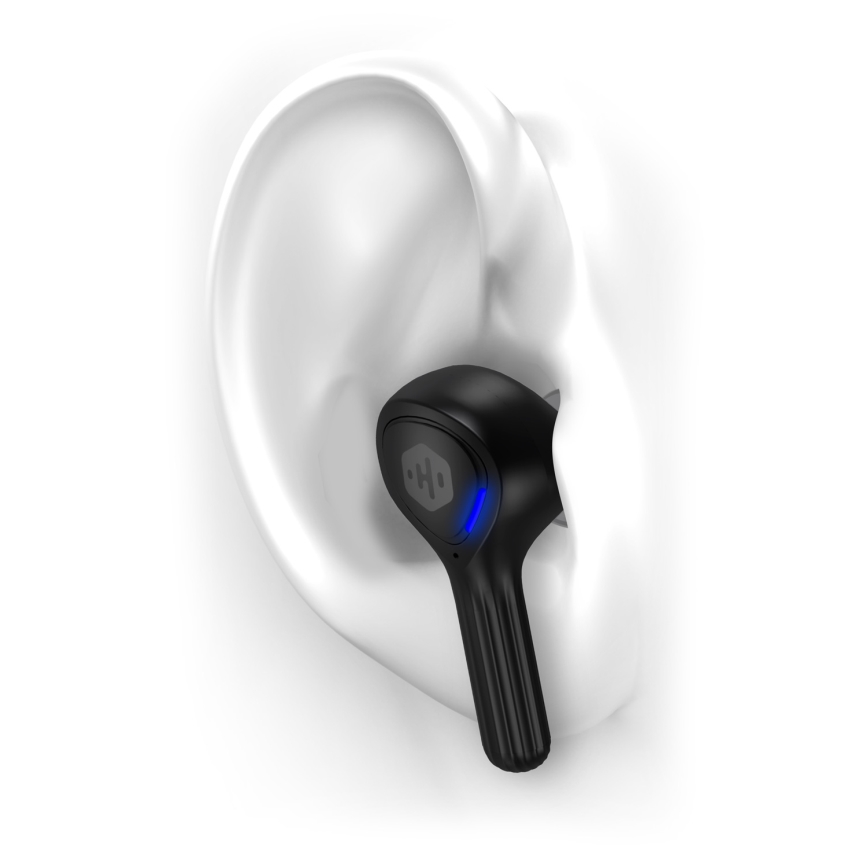 CONNECT IT HEP-5300-BK - Безжичен earphones с микрофон 300 mAh черен