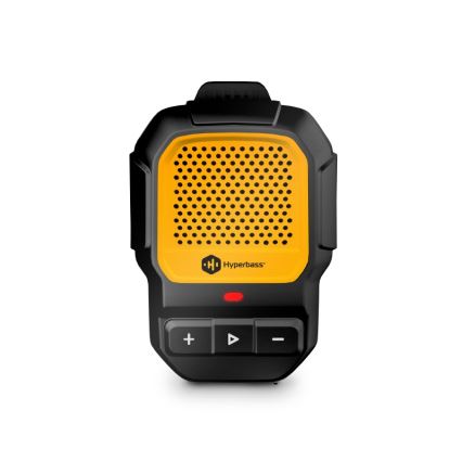 CONNECT IT HSP-1010-BK - Безжичен високоговорител с вграден микрофон ClipBEAT 2W/5V 560 mAh IPX7 черен/жълт