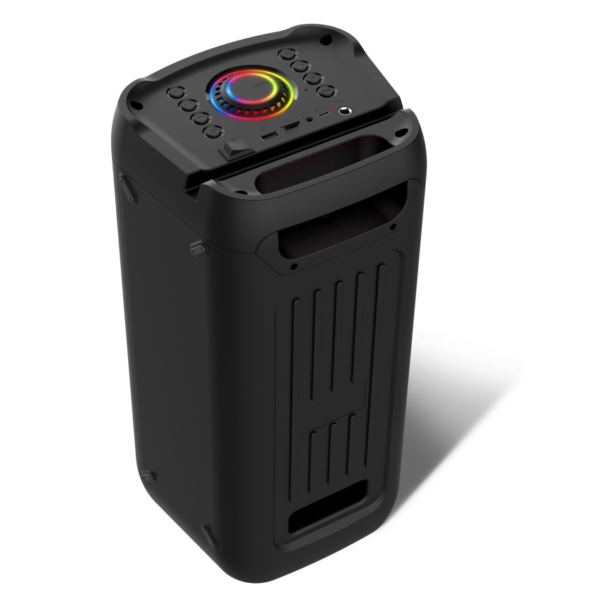 CONNECT IT HSP-3050-BK - LED Безжична колонка с микрофон 60W/5V 4500 mAh черен + дистанционно управление