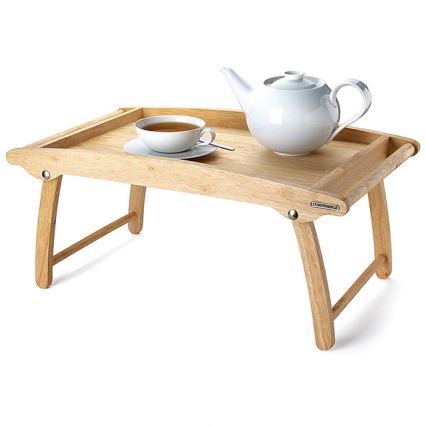 Continenta C3061 - Поднос за легло 61x35 cм каучуков фикус