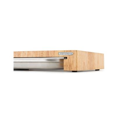 Continenta C4027 - Дъска за рязане с купа 48x32,5 cм каучуков фикус