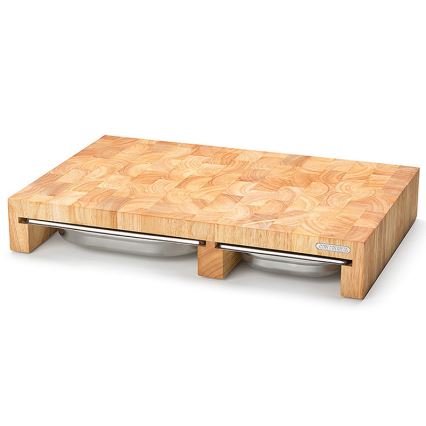 Continenta C4028 - К-кт 1бр. дъска за рязане 50x32,5 cм + 3бр. купи каучуков фикус