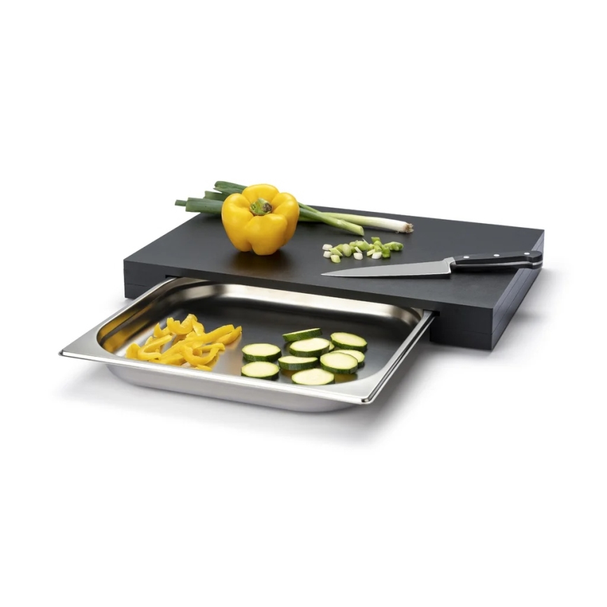 Continenta C5327 - комплект кухненска дъска 48x32,5 cm + 1x купа duracore