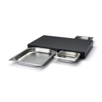 Continenta C5328 - КОМПЛЕКТ кухненска дъска за рязане 49,5x32,5 cm + 3x миска duracore