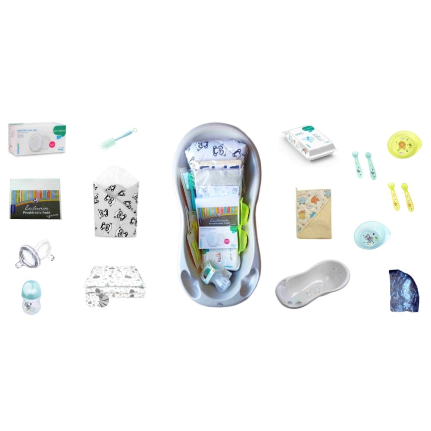 COSING - 16-частен стартов комплект за новородени, сив