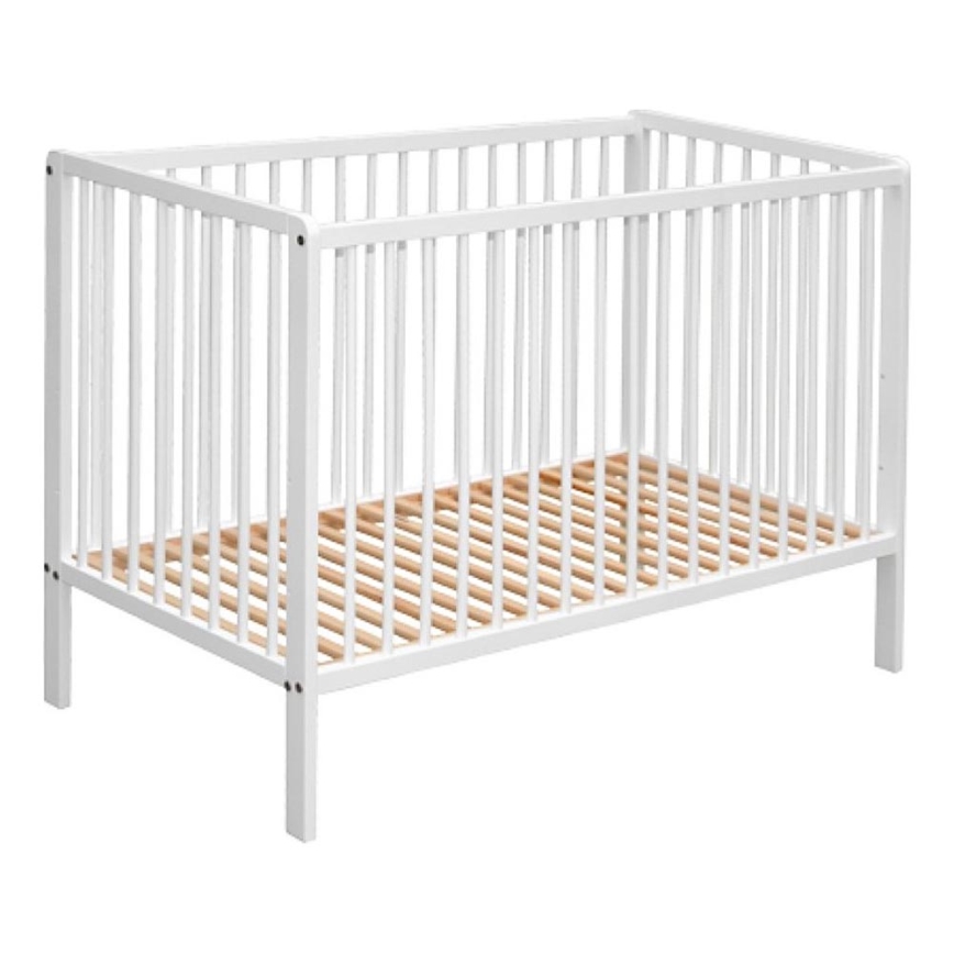 COSING - Бебешко креватче 120x60 см бук/бяло