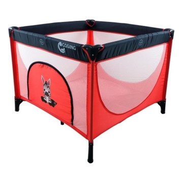 COSING - Детска игрална ограда EMA Zebra, червена