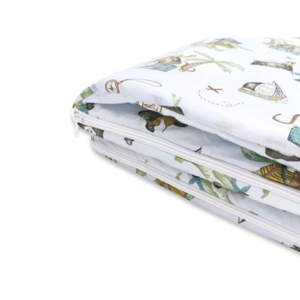 COSING - Пътен спален чувал с възглавничка Пирати