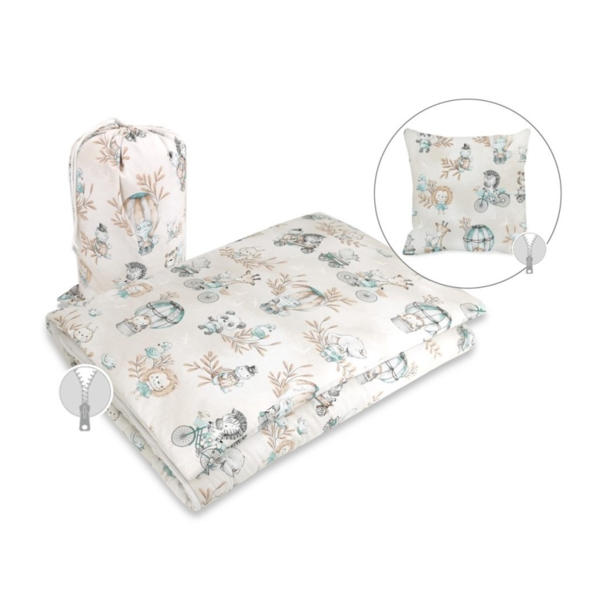 COSING - Спален чувал за пътуване с възглавничка Zoo