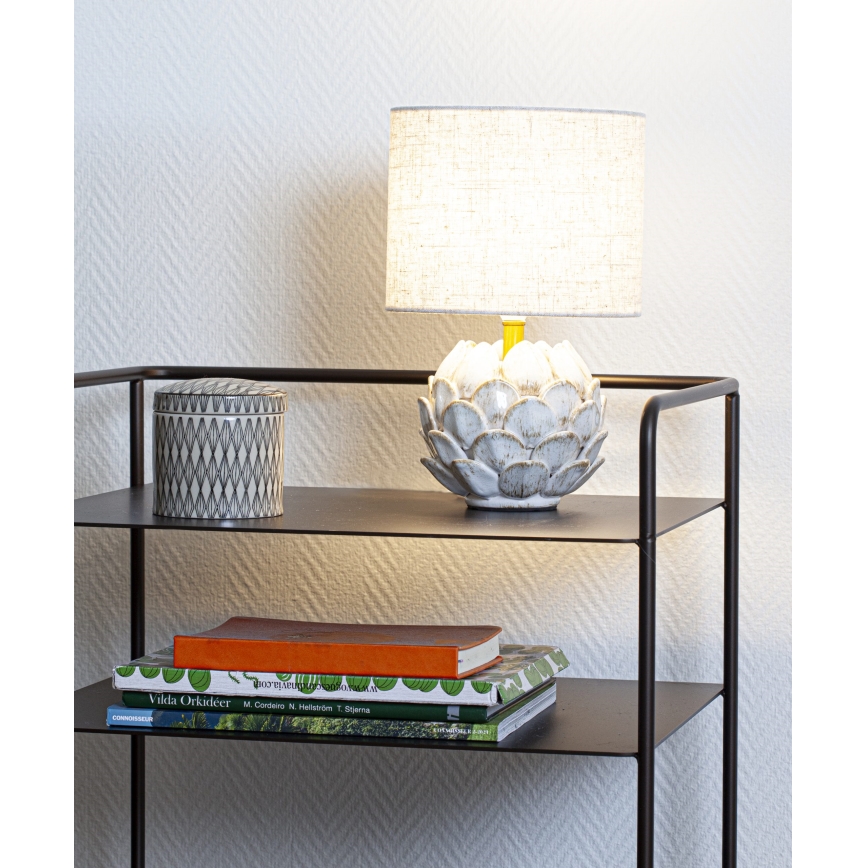 Cottex - Настолна лампа ROSANNA 1xE14/8W/230V кремава