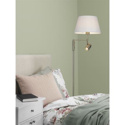 Cottex - Подова лампа LIBRA 1xE27/60W/230V + GU10/40W