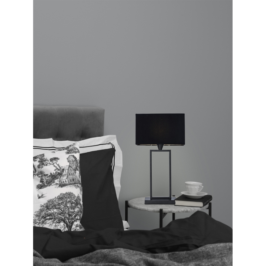 Cottex - Настолна лампа KENSINGTON 1xE14/40W/230V черна