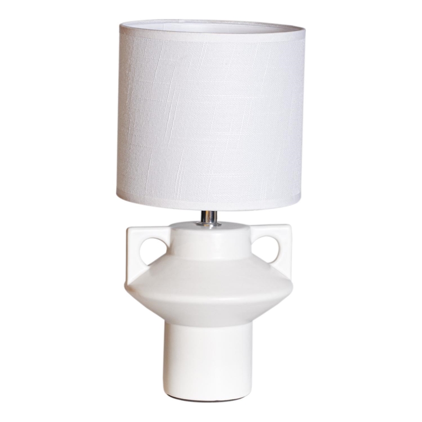 Cottex - Бяла настолна лампа MATEO 1xE14/8W/230V