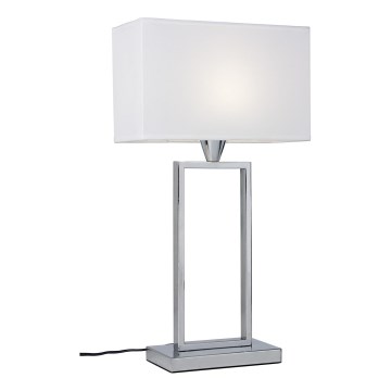 Cottex - Настолна лампа KENSINGTON 1xE14/40W/230V сребриста