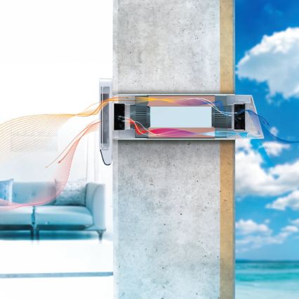 Dalap 25BP160 - Рекуператор за помещение BRISE 160 PROFI 22W/230V Wi-Fi + дистанционно управление